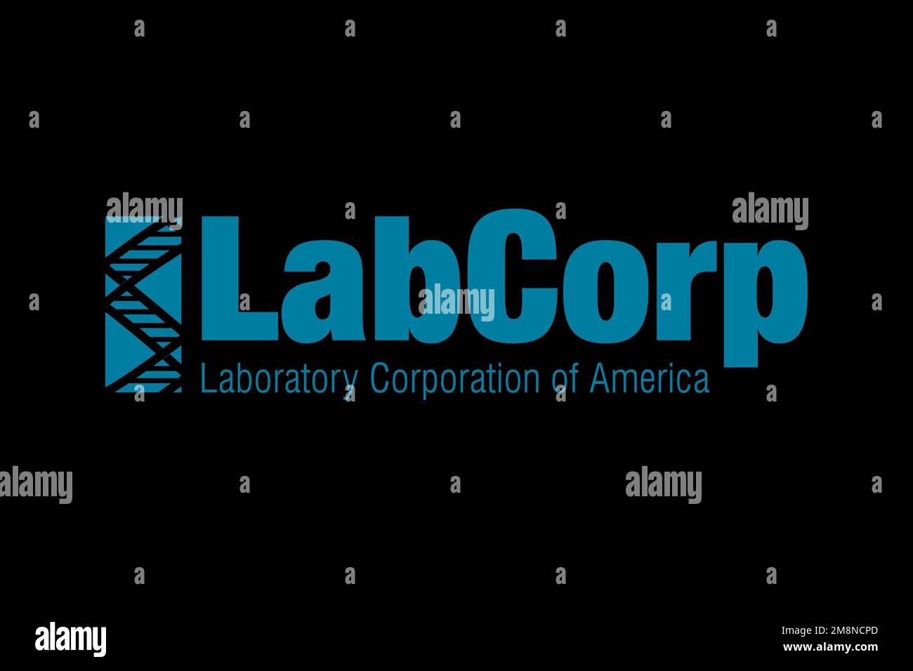 LabCorp, Logo, Black background Stock Photo Alamy