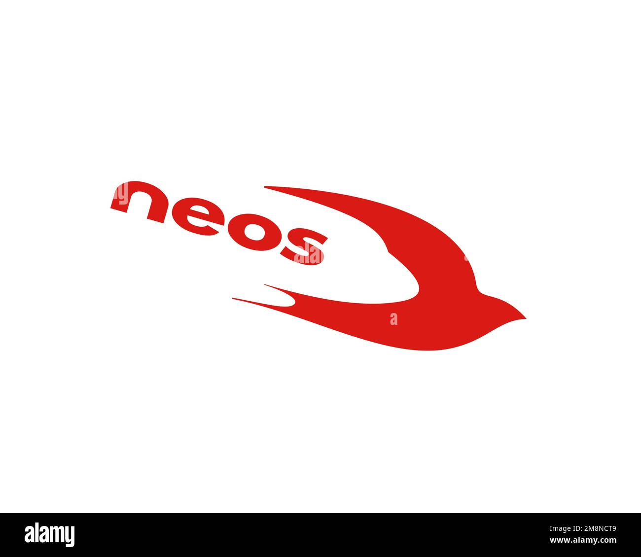 Neos airline, rotated logo, white background B Stock Photo - Alamy