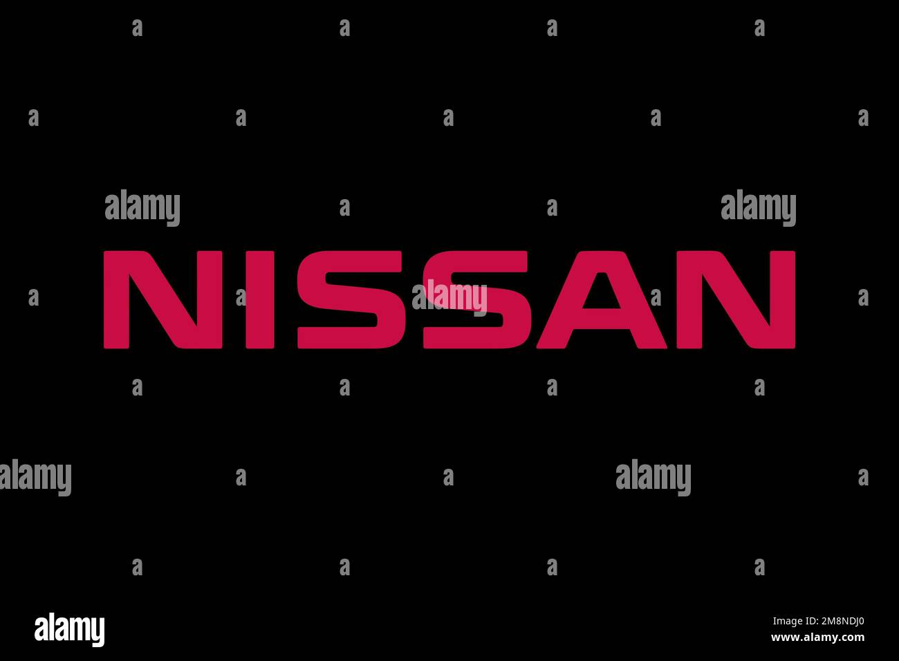 Nissan Motor Philippines, Logo, Black background Stock Photo Alamy