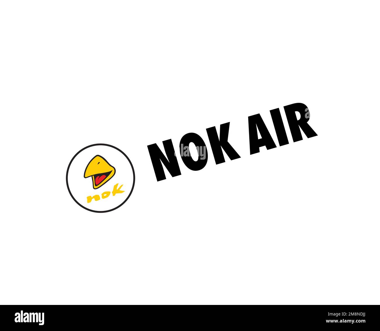 Nok Air, rotated logo, white background Stock Photo Alamy