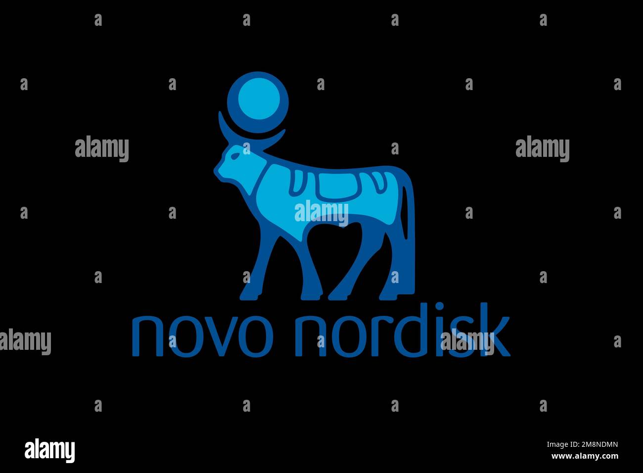 Novo Nordisk, Logo, Black background Stock Photo - Alamy