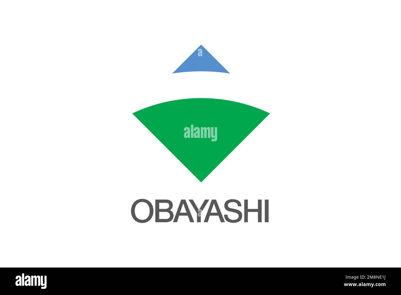 Obayashi Corporation, Logo, White Background Stock Photo