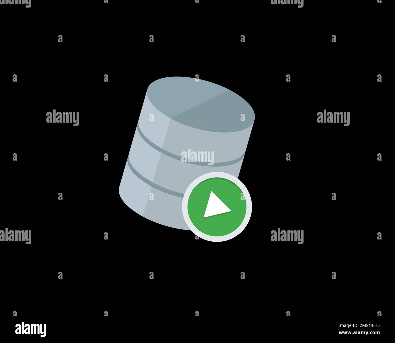 Oracle SQL Developer, rotated logo, black background B Stock Photo - Alamy