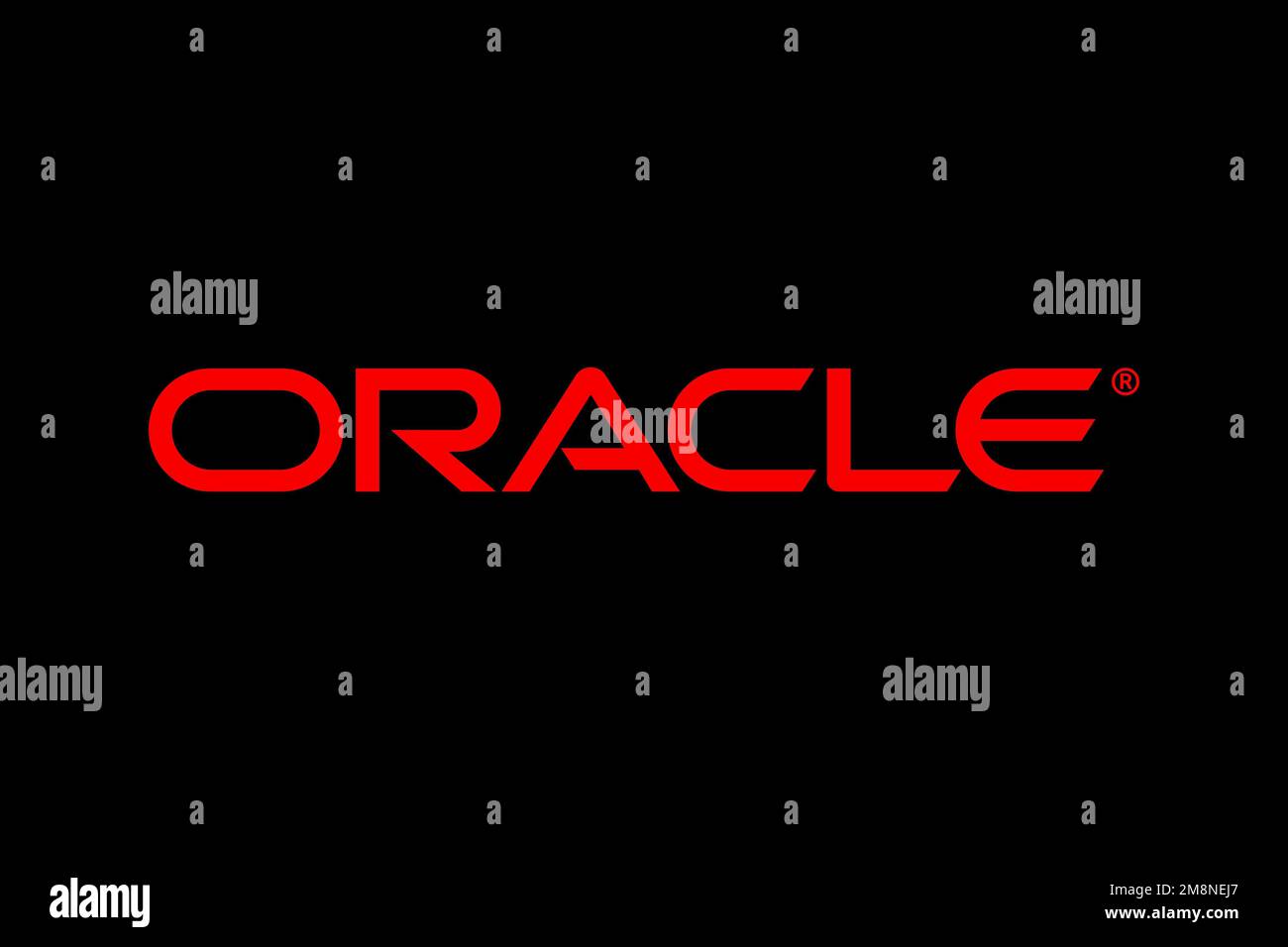 Oracle Linux, Logo, Black background Stock Photo - Alamy