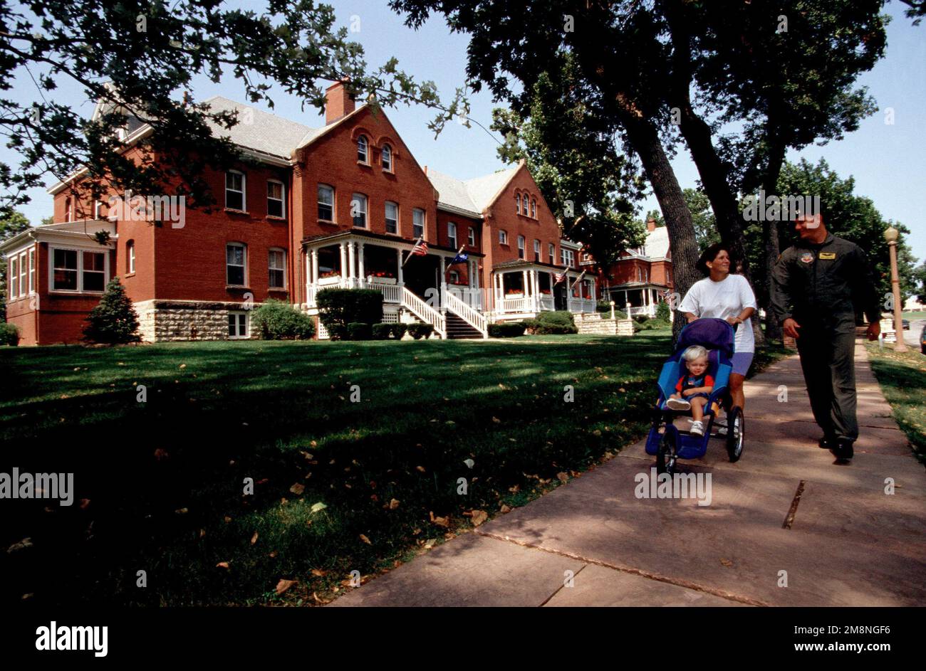 Straight on medium shot of USAF Captain Brian Humphrey of the 45th