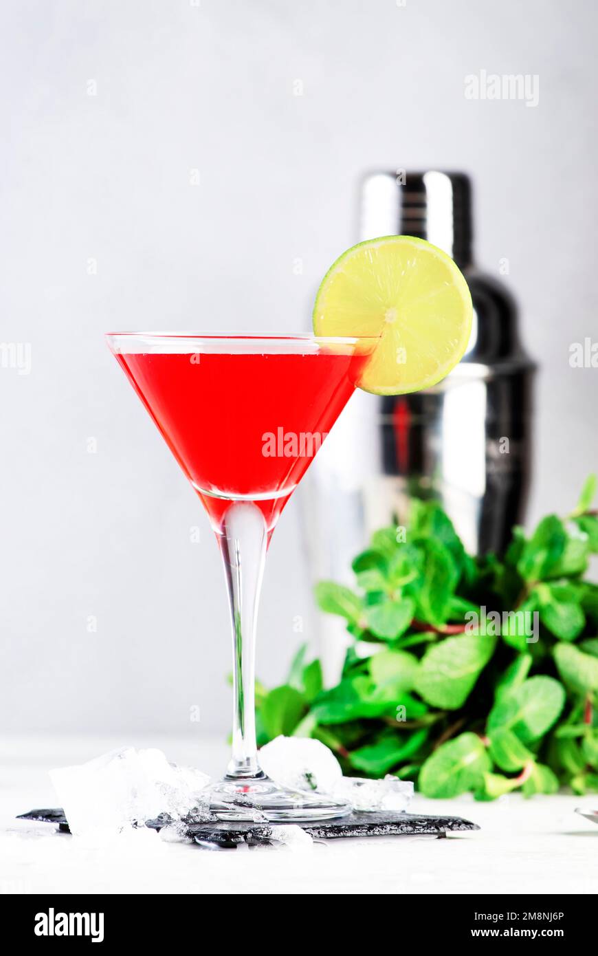 Cosmopolitan Image Cosmopolitan classic alcoholic cocktail with vodka, liqueur, cranberry ...