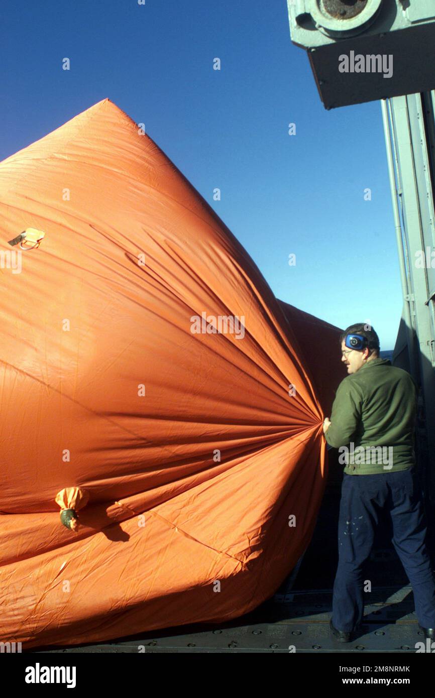 US Navy GUNNER's Mate First Class Curtis Stayrook stationed aboard USS