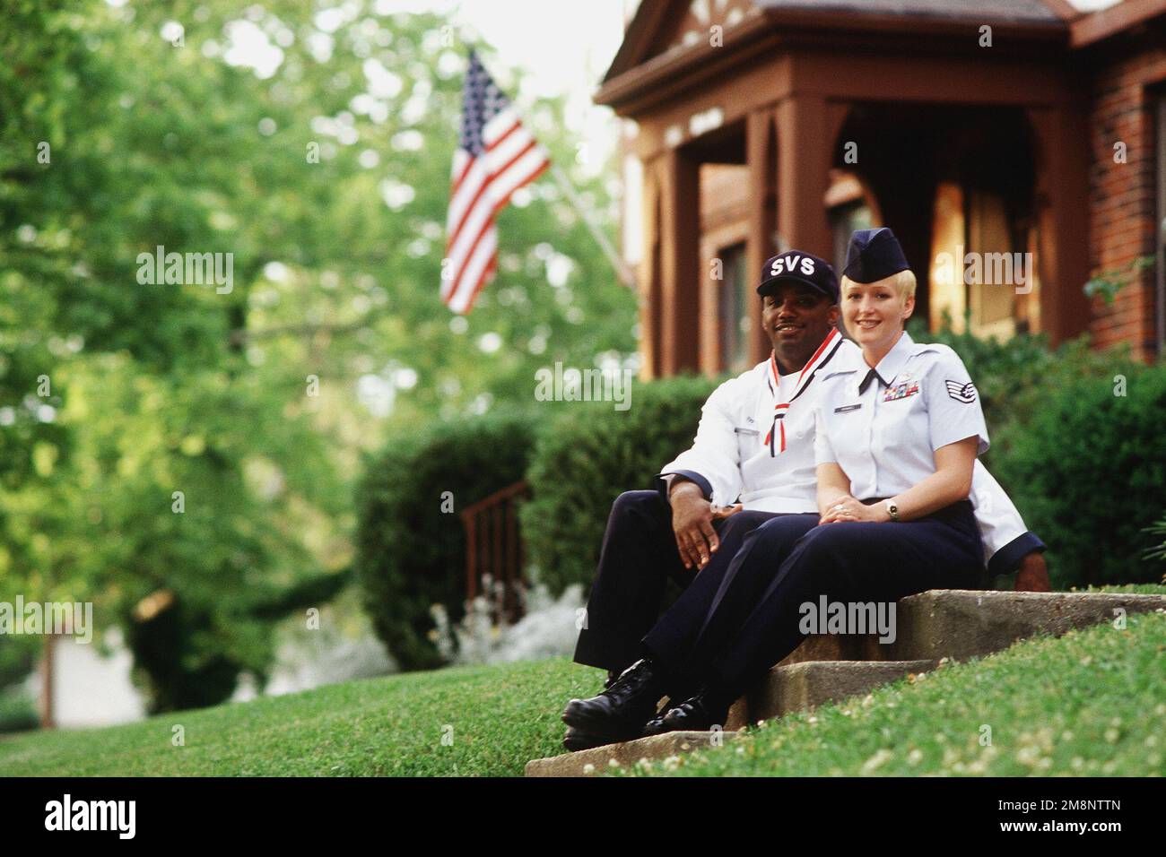 US Air Force STAFF Sergeants Dion and Sandra Ishmael, Langley Air Force