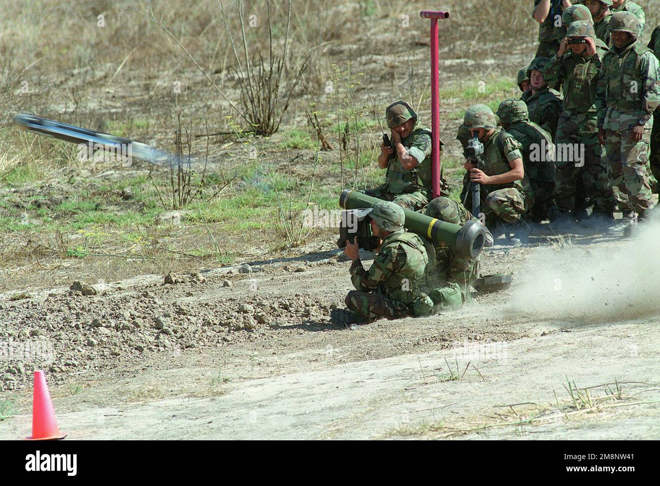 At Camp Pendleton Range 407A, CPL J. Dillion, Javelin GUNNER and LCPL
