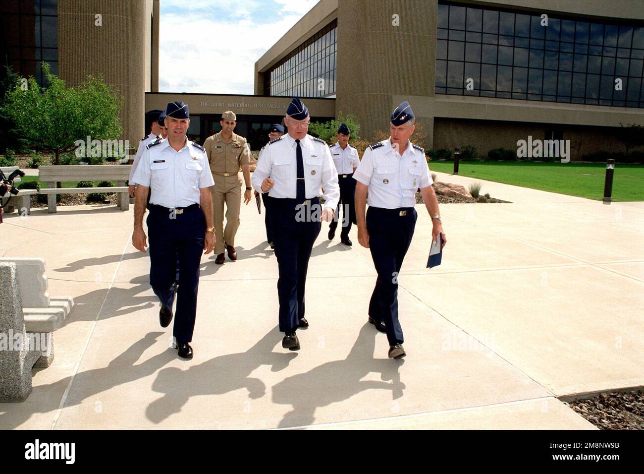 US Air Force Brigadier General Gary R. Dylewski (Left), Commander