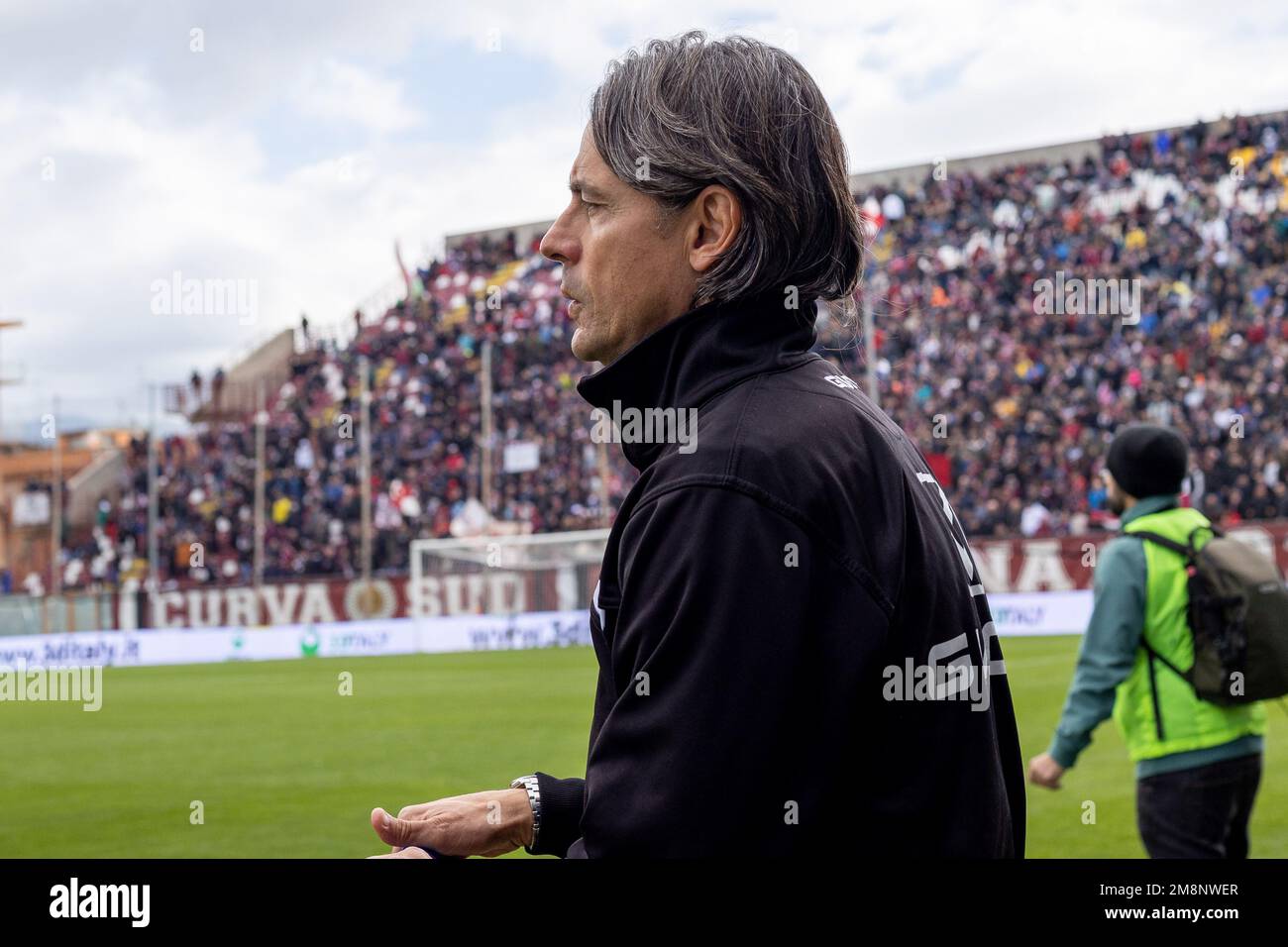 January 14, 2023, Reggio Calabria, Italy: Reggio Calabria, Italy, Oreste  Granillo stadium, January 14, 2023, Inzaghi Filippo coach Reggina during  Reggina 1914 vs SPAL - Italian soccer Serie B match. (Credit Image: ©, image size:1300x956
