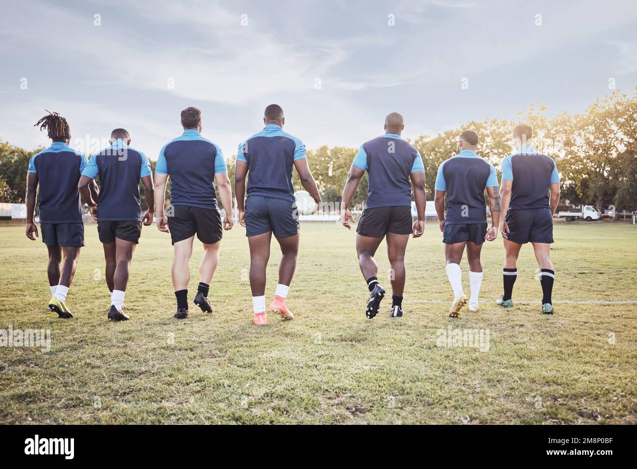 Players entering in field hi-res stock photography and images - Alamy