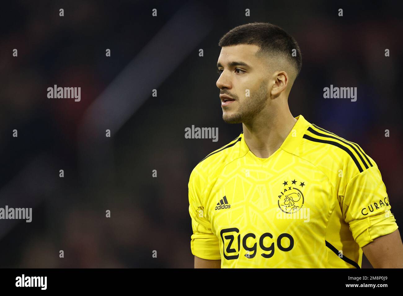 Netherlands. 14th Jan, 2023. AMSTERDAM - Ajax goalkeeper Geronimo Rulli ...
