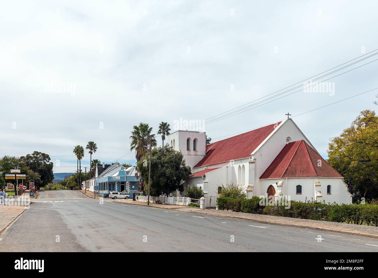 Heidelberg, South Africa Sep 24, 2022 A street scene, with the St