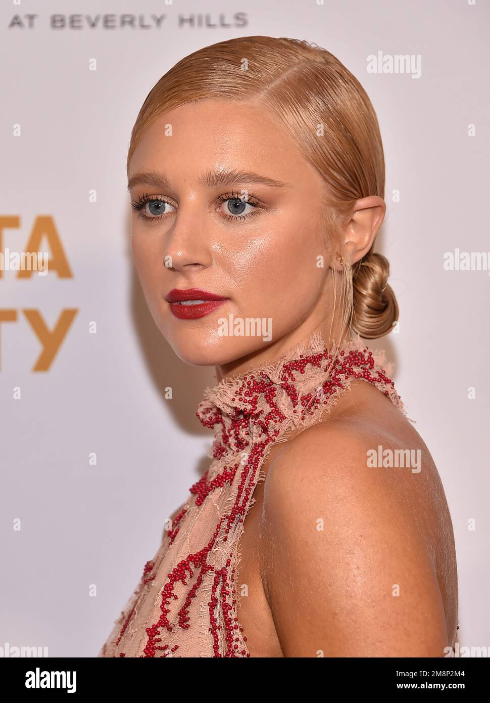 Los Angeles, USA. 14th Jan, 2023. Julia Schlaepfer arriving to the 2023