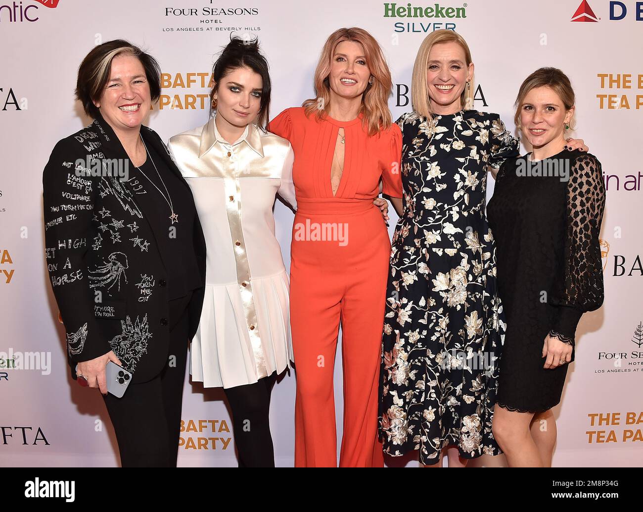 Los Angeles, USA. 14th Jan, 2023. Dearbhla Walsh, Eve Hewson, Sharon
