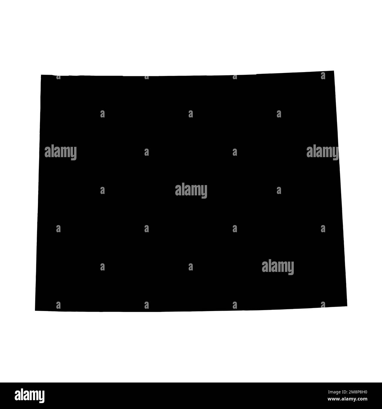 Wyoming map shape united states - Wyoming Map Shape United States Of America Flat Concept Icon Symbol Vector Illustration 2M8P8H0 