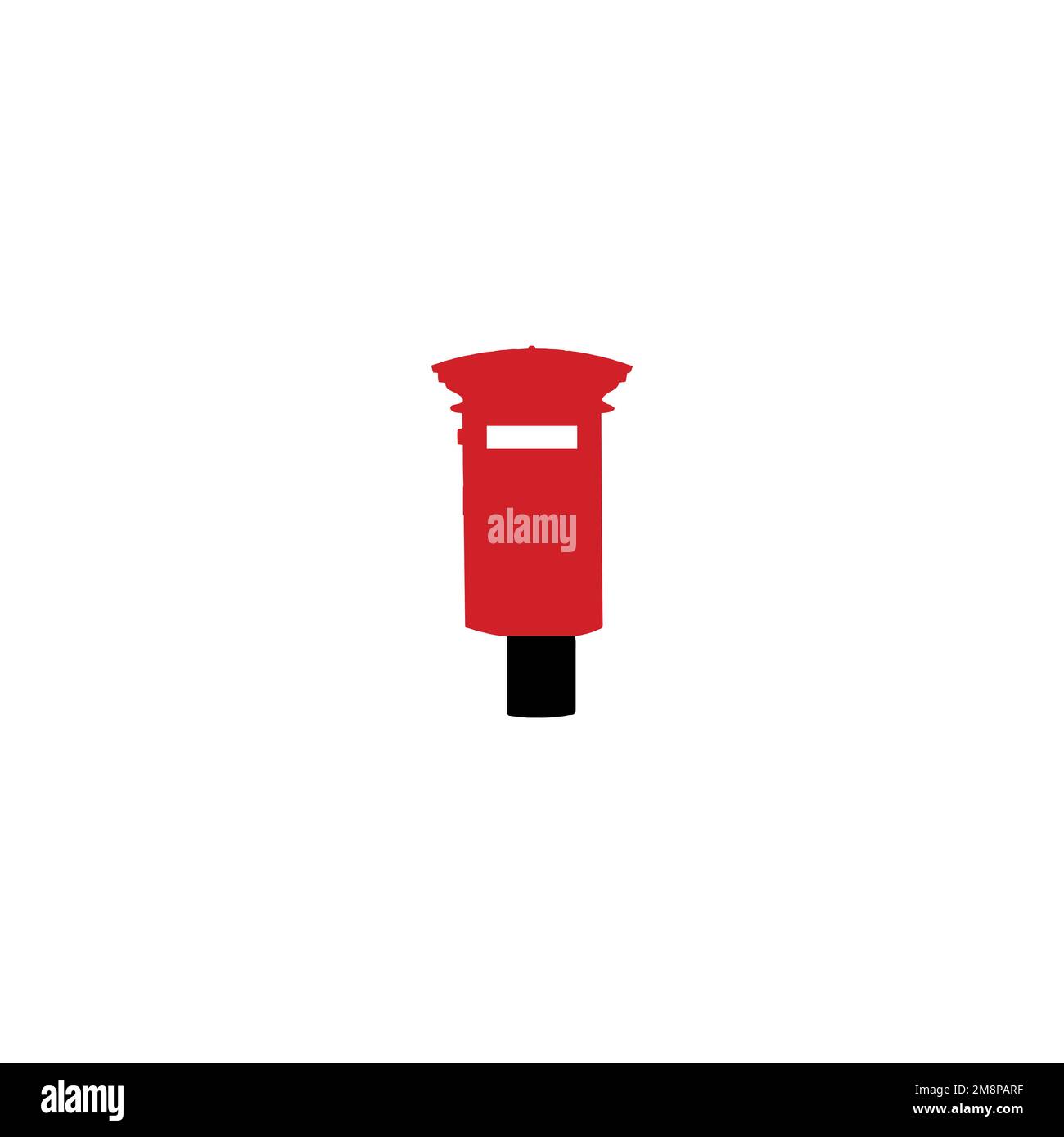 Mailbox icon. Simple style cargo company big sale poster background