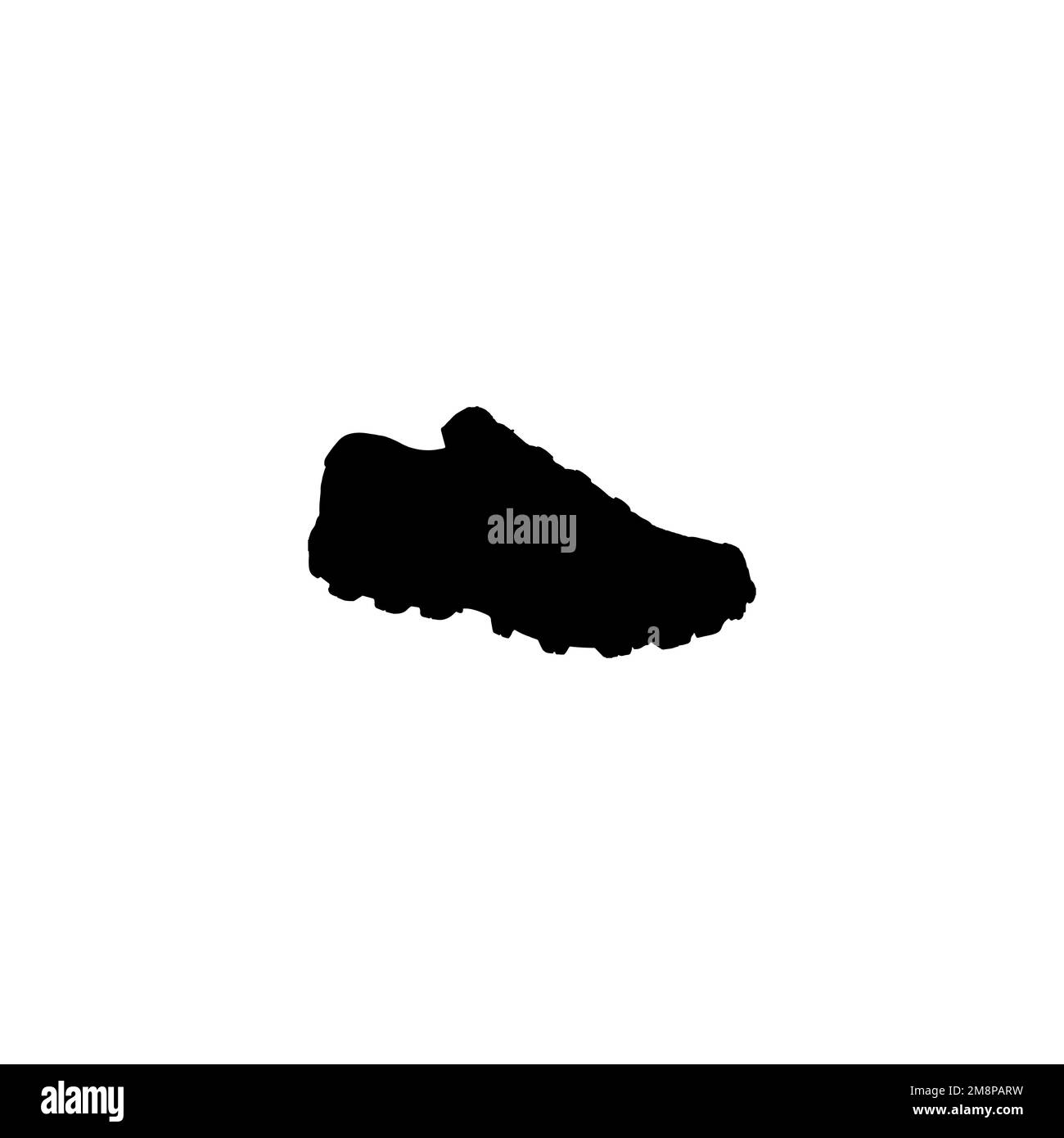 Man shoe icon. Simple style man shoe big sale poster background symbol