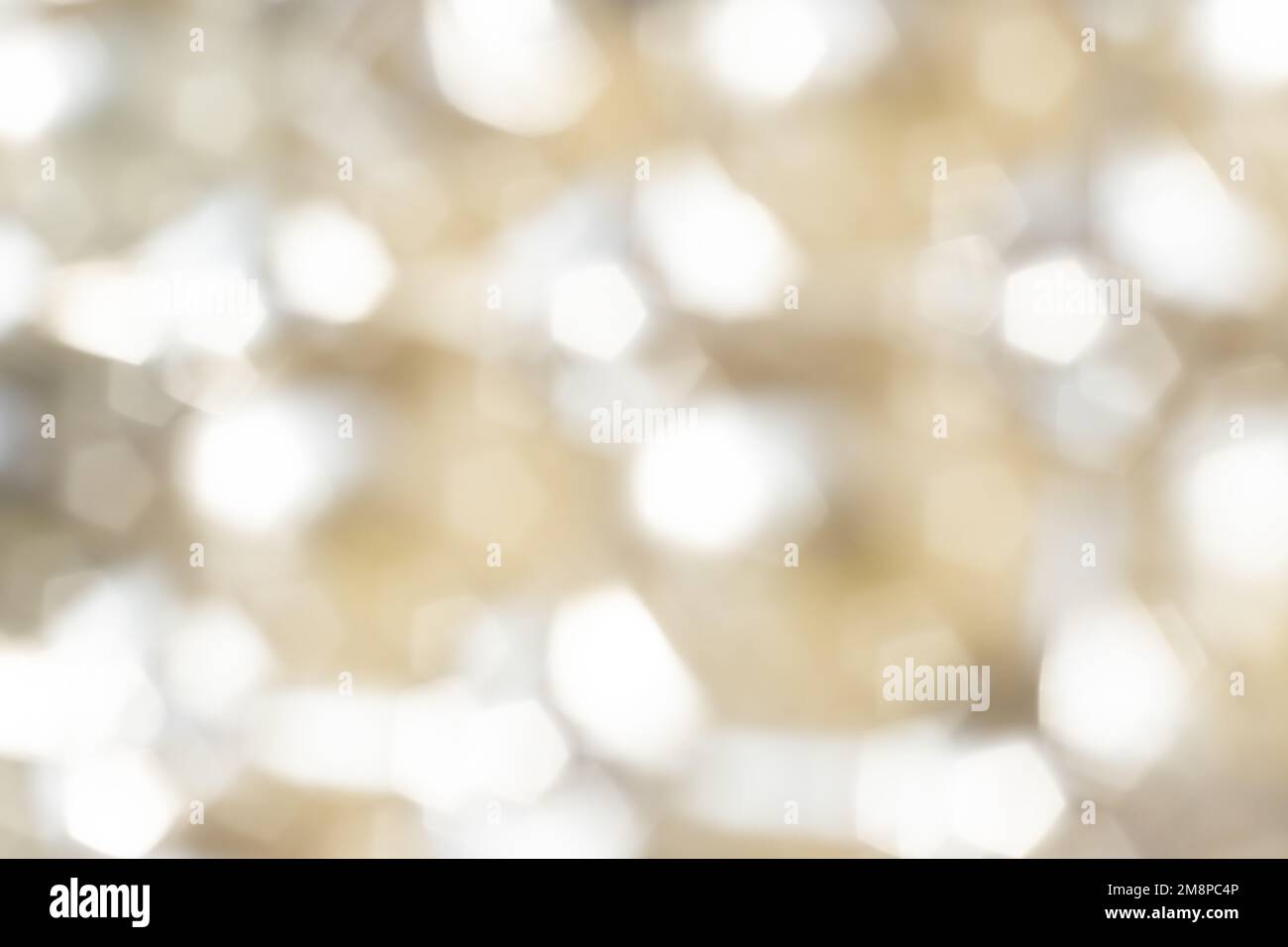 blurred image pearl white bokeh background Stock Photo