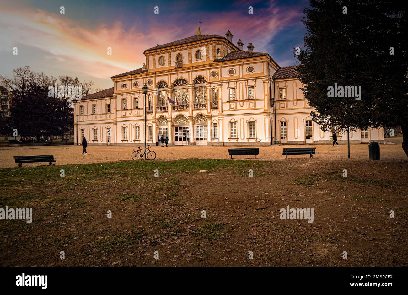 Italy Piedmont Turin Villa  Tesoriera Stock Photo