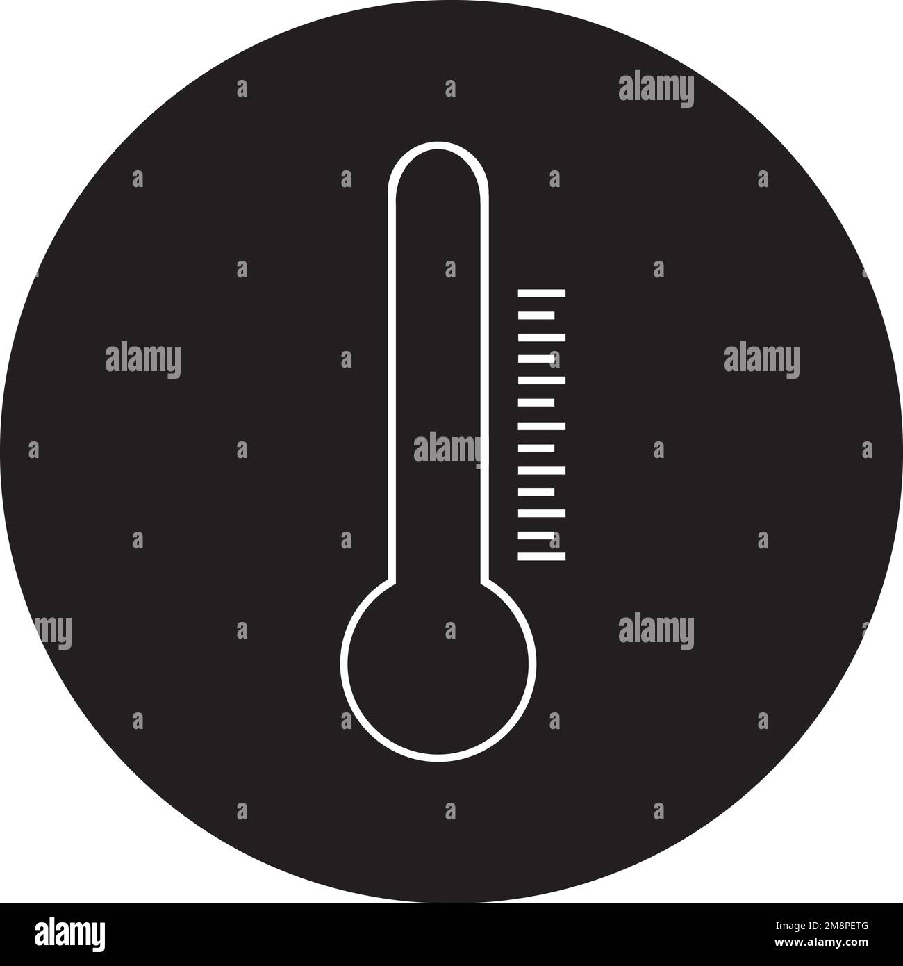 termometer logo stock illustration design Stock Vector