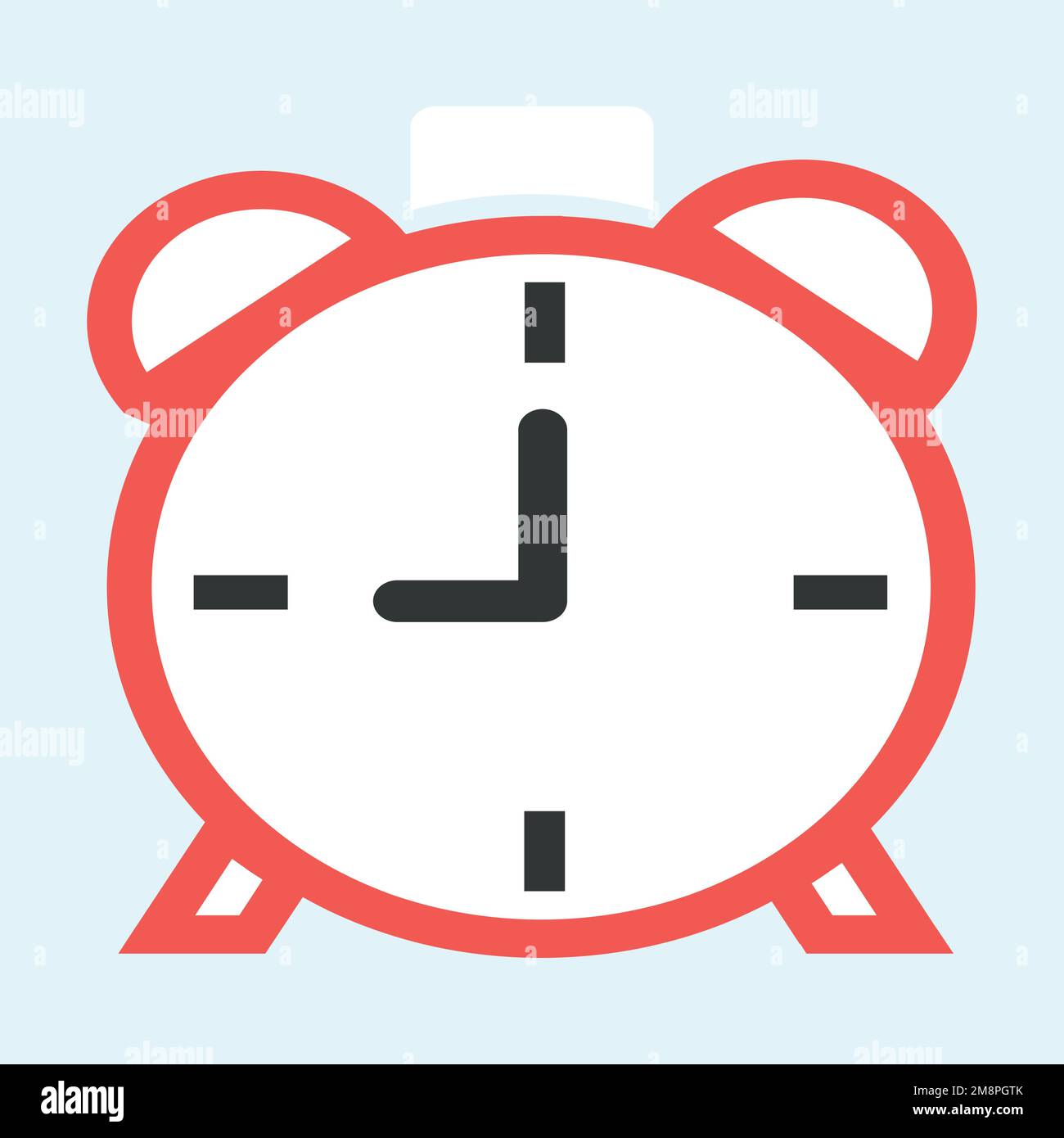 Alarm clock icon in vector Stock Vector Image & Art Alamy