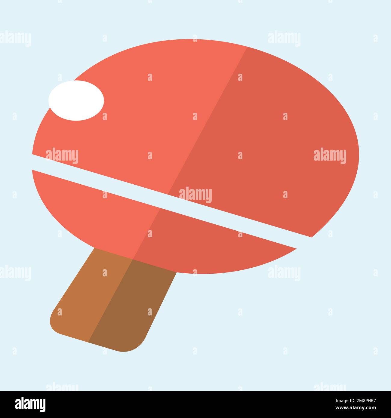table tennis racket icon in vector Stock Vector
