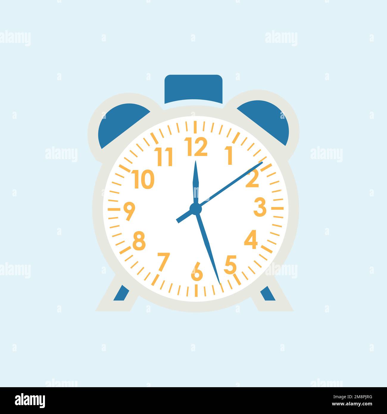 Alarm clock icon in vector Stock Vector