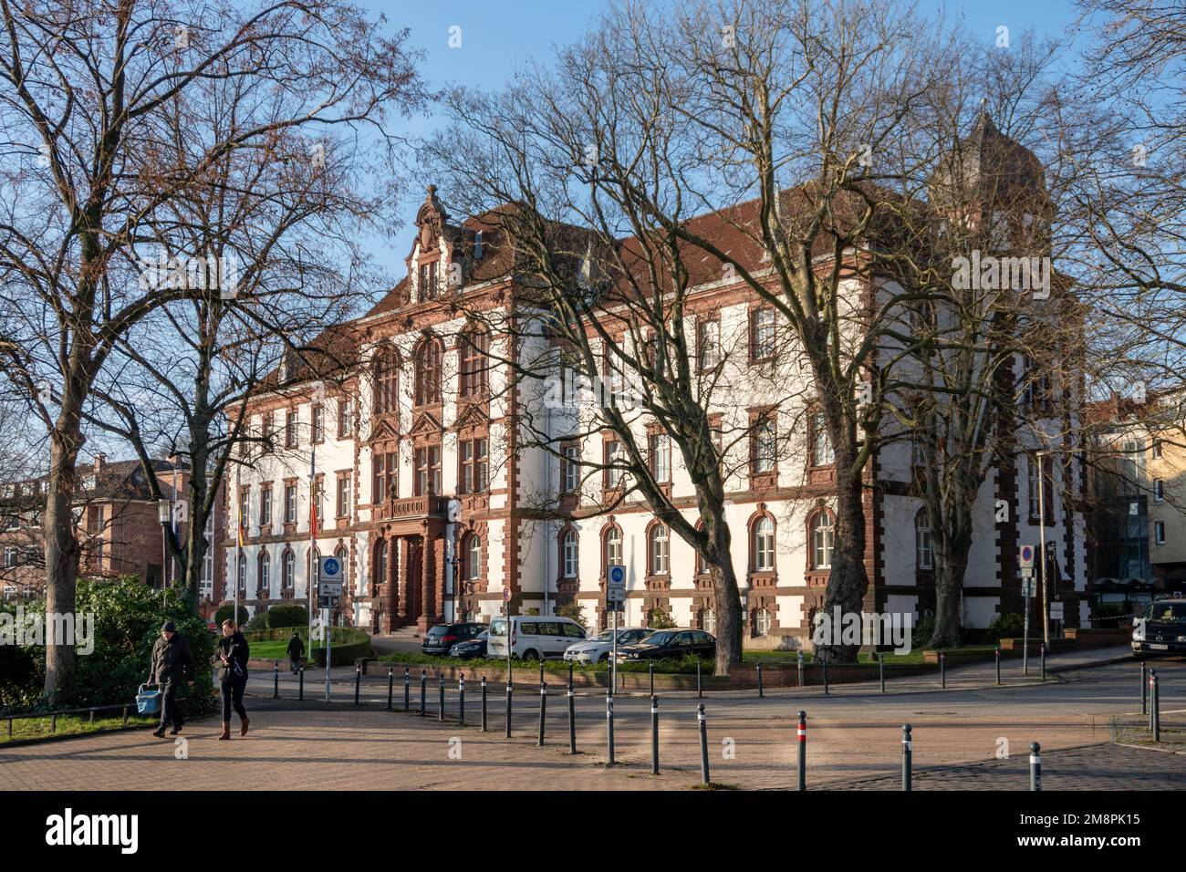 Das Gebäude des Justizministeriums am Kleinen Kiel in der Kieler Innenstadt Stock Photo