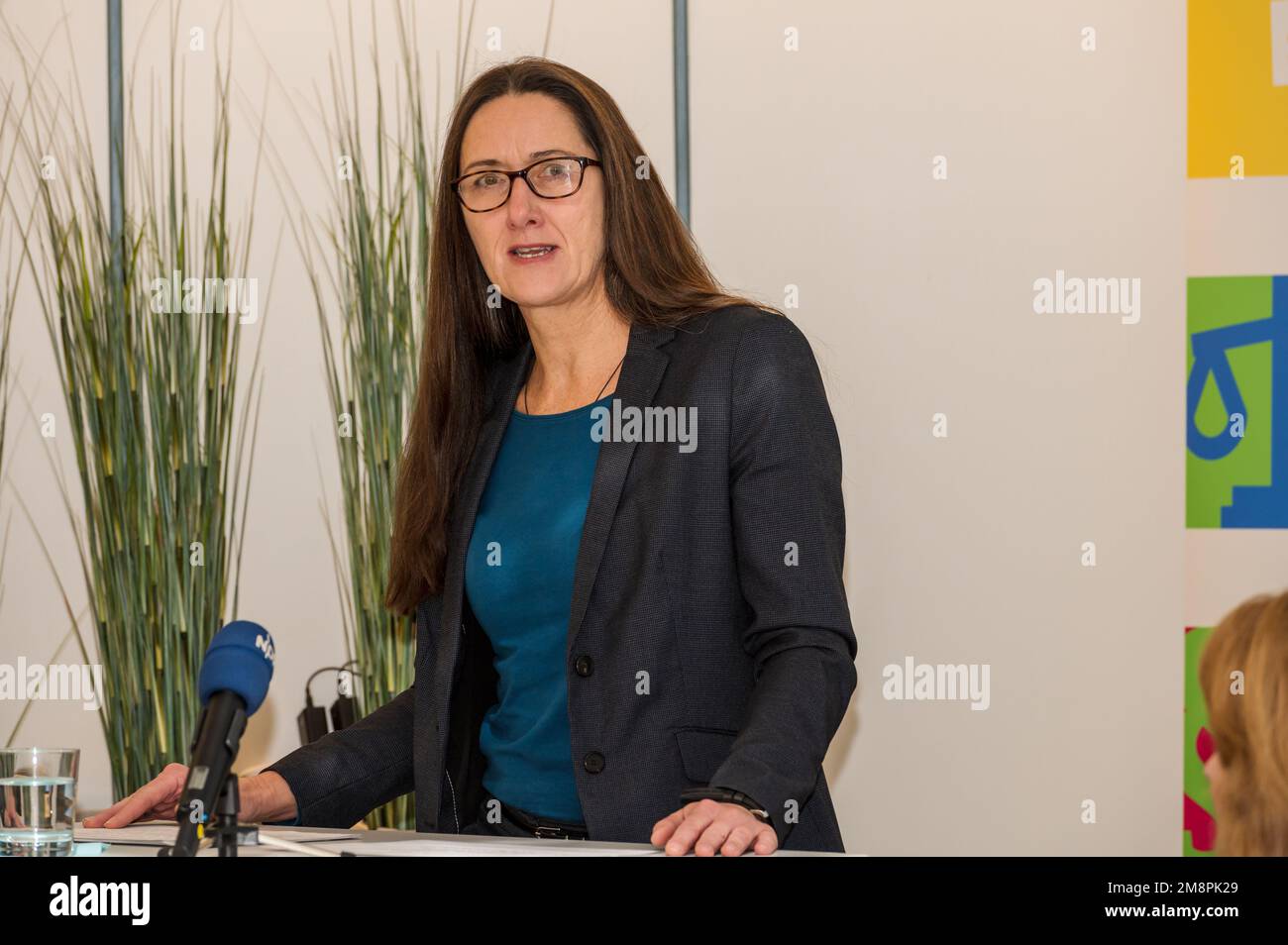 Kiel, Deutschland, 13.01.2023, Kick-Off Pressetermin zur Schöffenwahl 2023 mit Justizministerin Kerstin von der Decken. Stock Photo