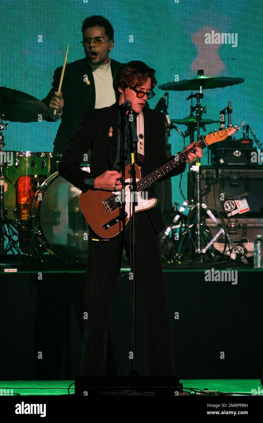 Los Angeles USA 14th Jan 2023 Nick Santino of Beach Weather