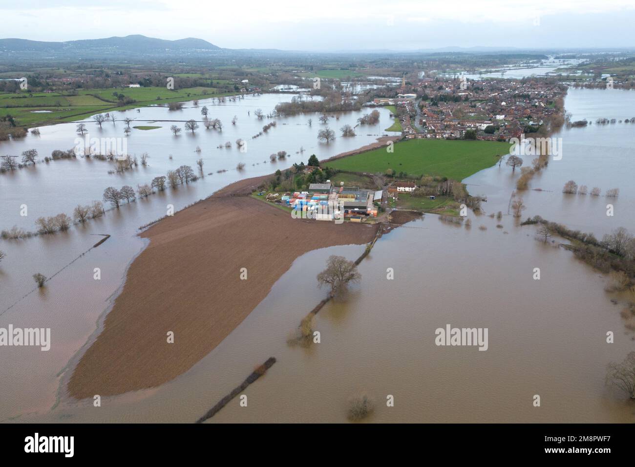 Upton upon Severn, Worcestershire, January 15th 2023 The town of
