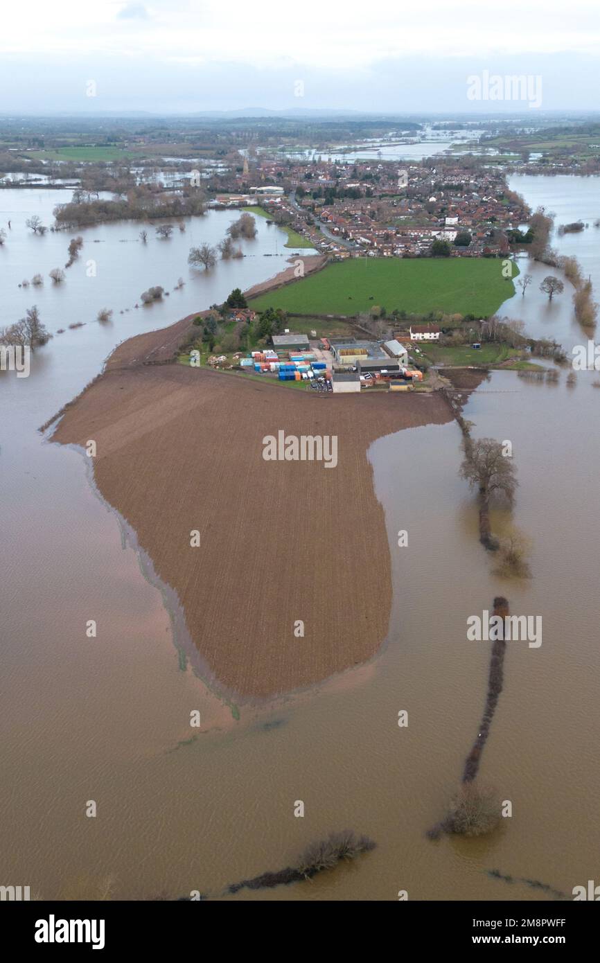 Upton upon Severn, Worcestershire, January 15th 2023 The town of