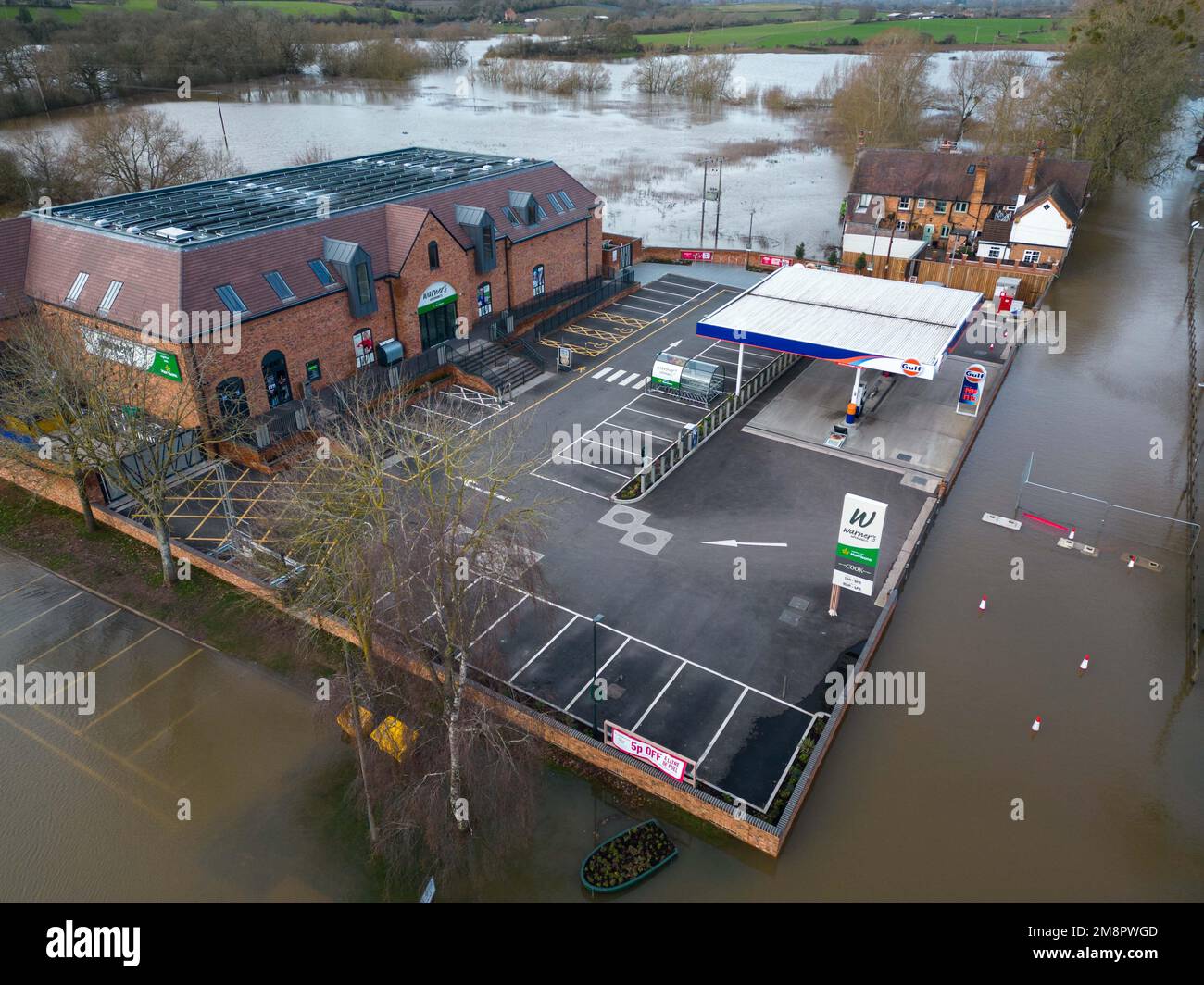 Upton upon Severn, Worcestershire, January 15th 2023 The town of