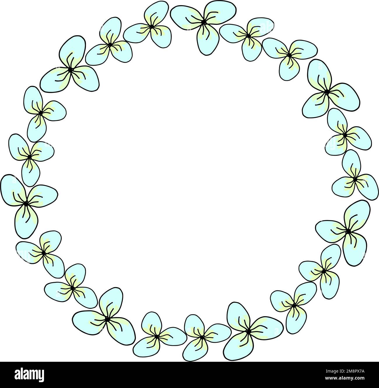 Flower spring hand drawn Stock Vector Image & Art - Alamy