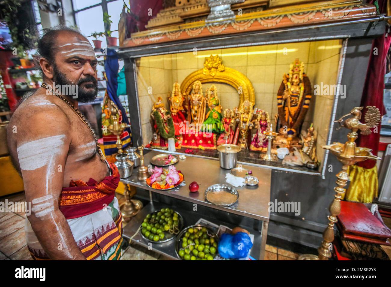 london-uk-15-january-2023-pongal-is-a-harvest-festival-celebrated-by