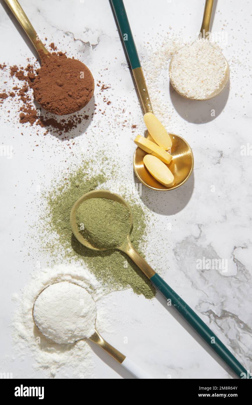 Different types of dietary supplements forhealth and beauty collagen