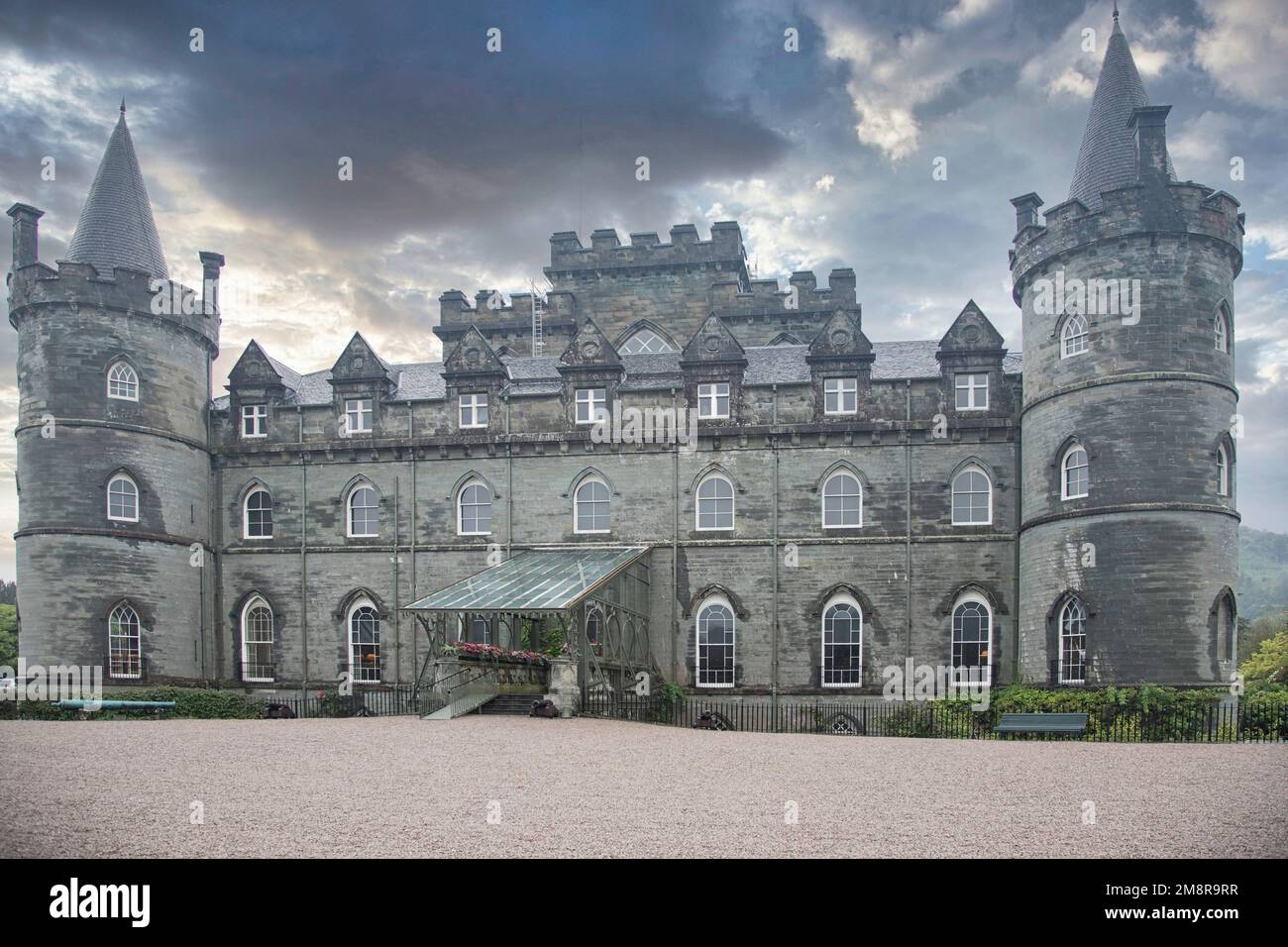A picture of Inveraray castle in Scotland Stock Photo - Alamy