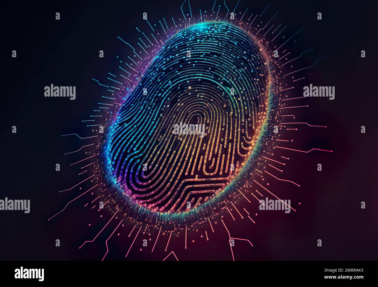 Fingerprint scanning for secure access Stock Photo Alamy