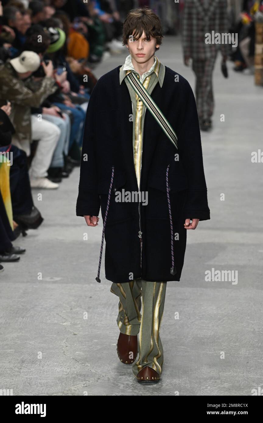 Milan, Italy. 15th Jan, 2023. Milan, Men Fashion Week, Fall Winter 2023