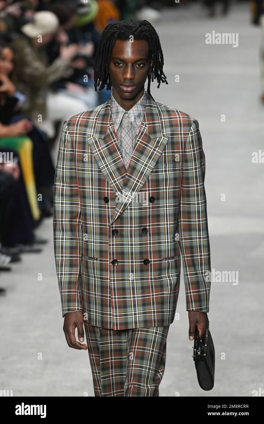 Milan, Italy. 15th Jan, 2023. Milan, Men Fashion Week, Fall Winter 2023