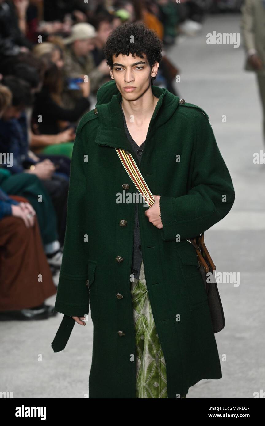 Milan, Italy. 15th Jan, 2023. Milan, Men Fashion Week, Fall Winter 2023