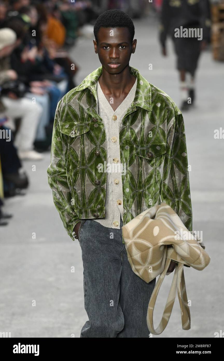Milan, Italy. 15th Jan, 2025. Milan, Men Fashion Week, Fall Winter 2025