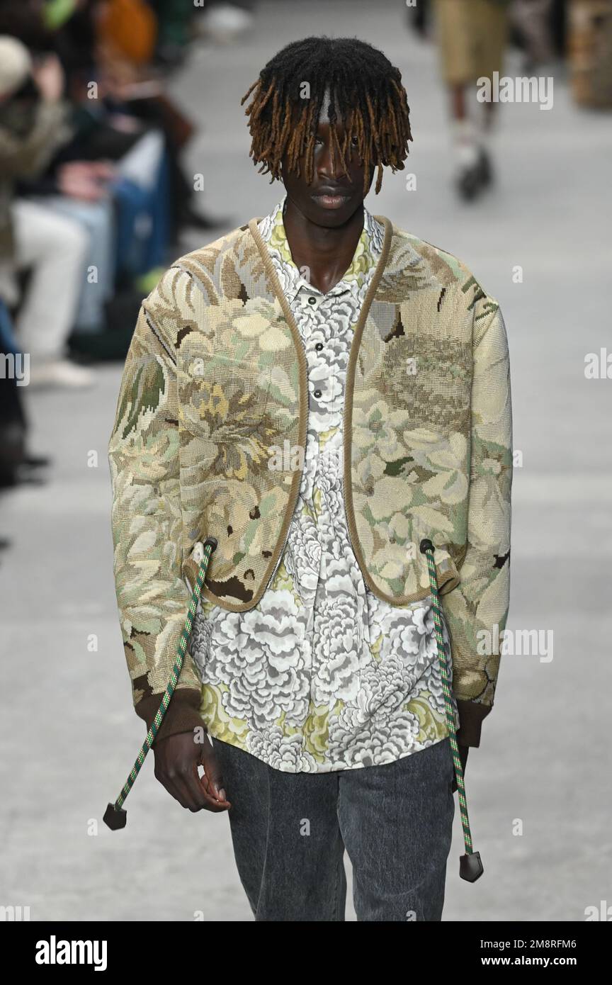 Milan, Italy. 15th Jan, 2023. Milan, Men Fashion Week, Fall Winter 2023