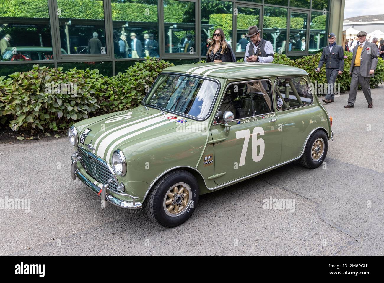Garage mit Schlüsselanhänger – Mini Cooper British Racing Green