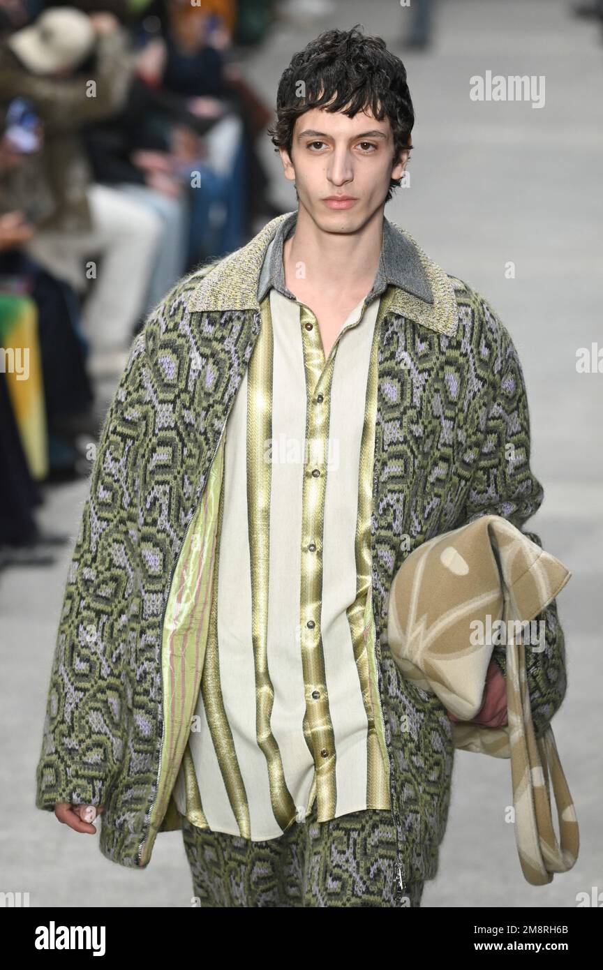 Milan, Italy. 15th Jan, 2023. Milan, Men Fashion Week, Fall Winter 2023