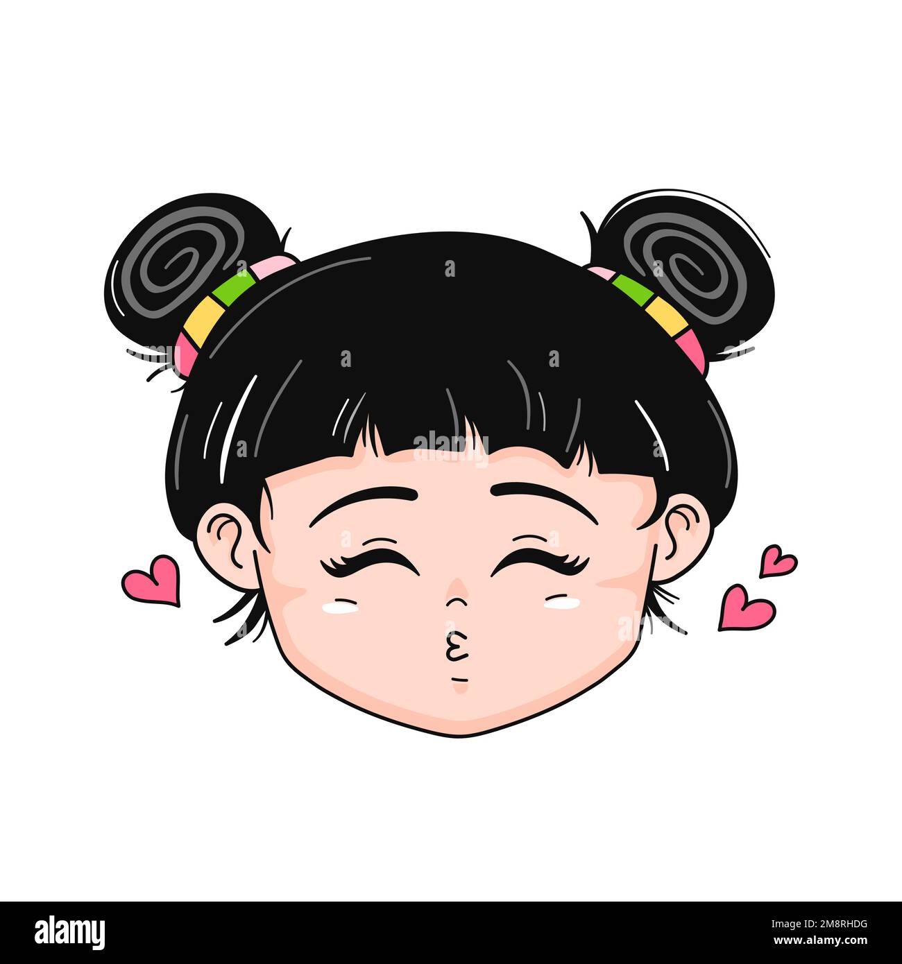 This is a illustration of Cute anime-style eyes with a sad expression Stock  Vector Image & Art - Alamy