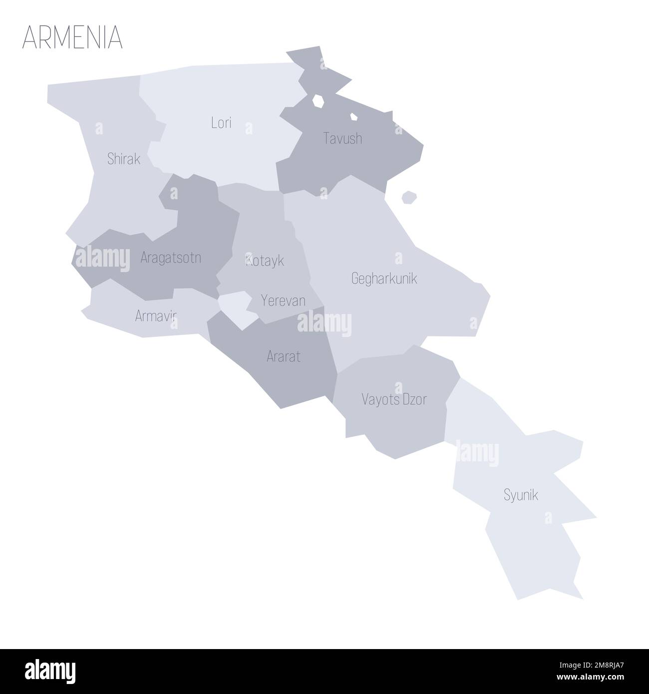 Large detailed political and administrative map of Armenia with roads and  cities - 2002, Armenia, Asia, Mapsland