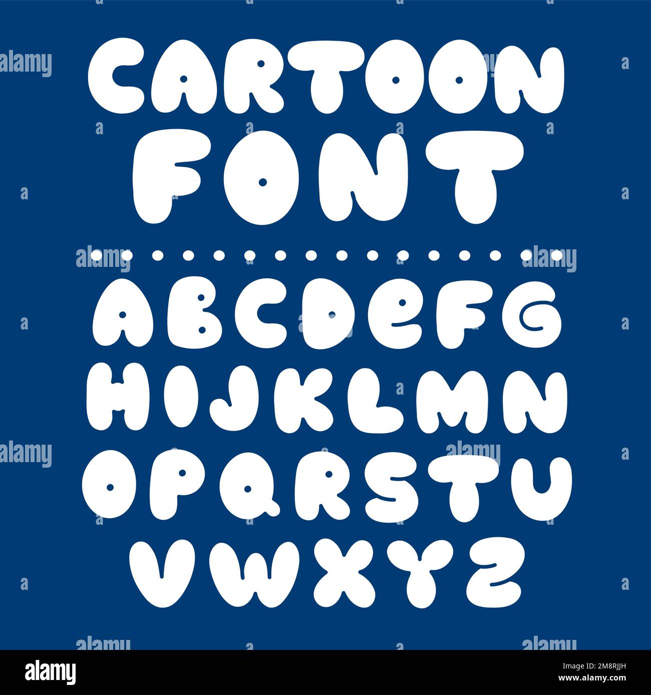 Cartoon font hi-res stock photography and images - Alamy